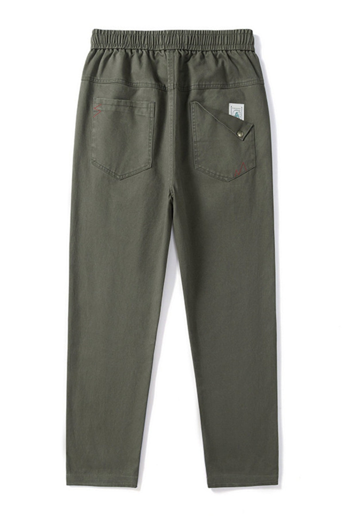 Relaxed Fit Long Pants Military Green - Love Classic 2