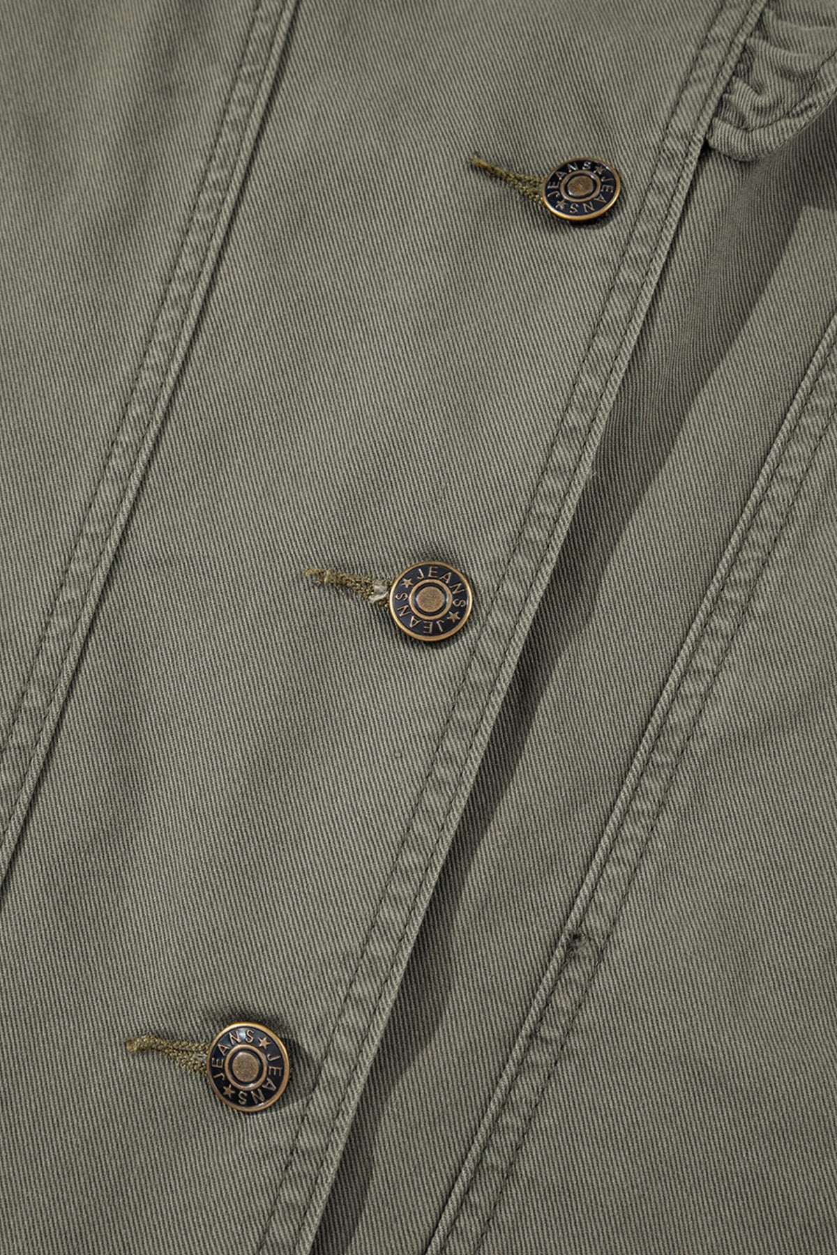 Ruffled Patchwork Denim Jacket Vest - Love Classic 5