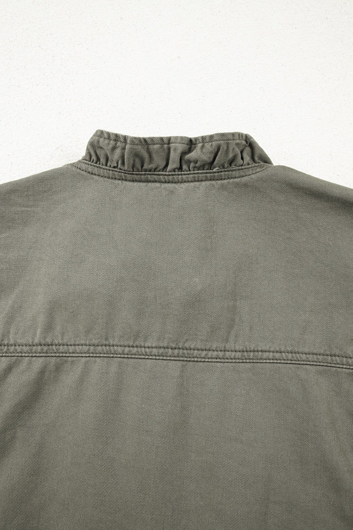 Ruffled Patchwork Denim Jacket Vest - Love Classic 12