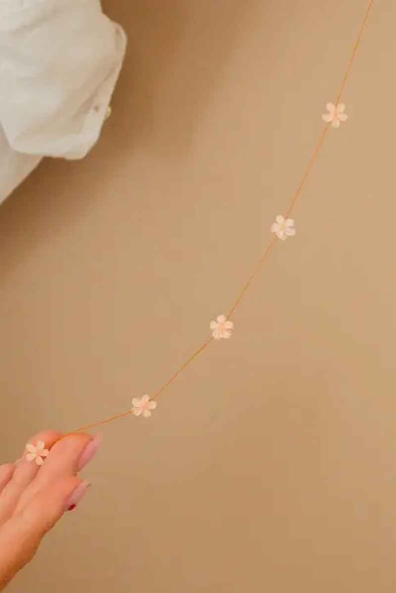 Crystal Flower Hair Chain