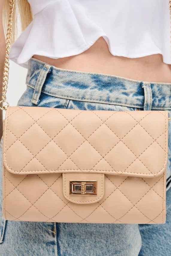 Winona Quilted Multi-Compartment Crossbody