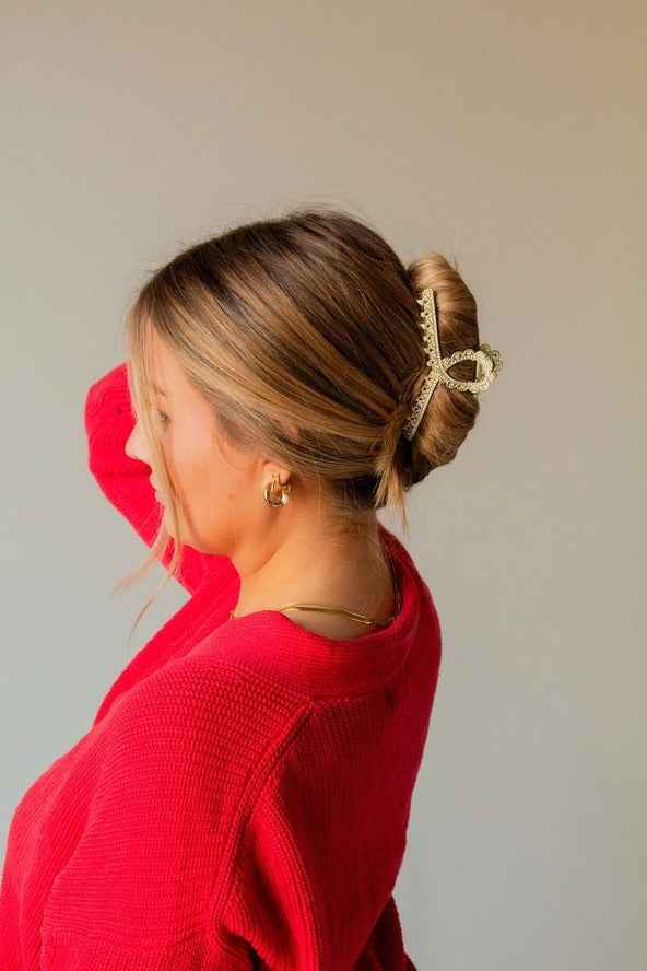 Queen Anne's Lace Claw Clip