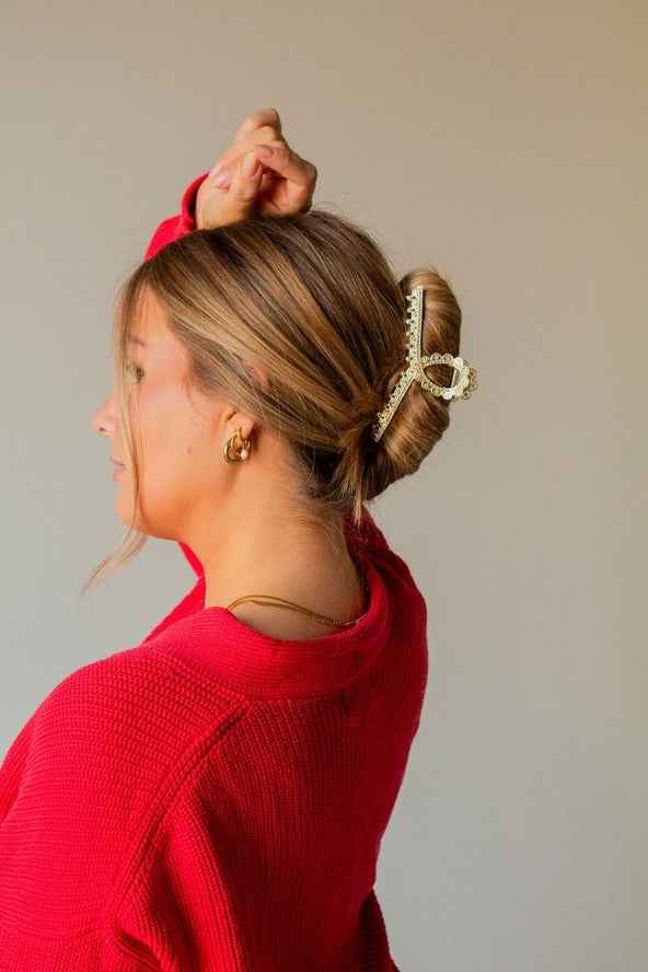 Queen Anne's Lace Claw Clip