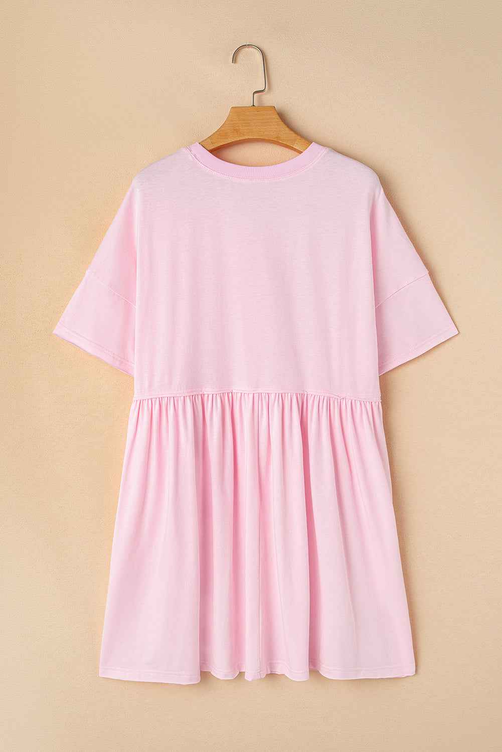 Blush Pink Voluptuous Mini Dress - Love Classic 7