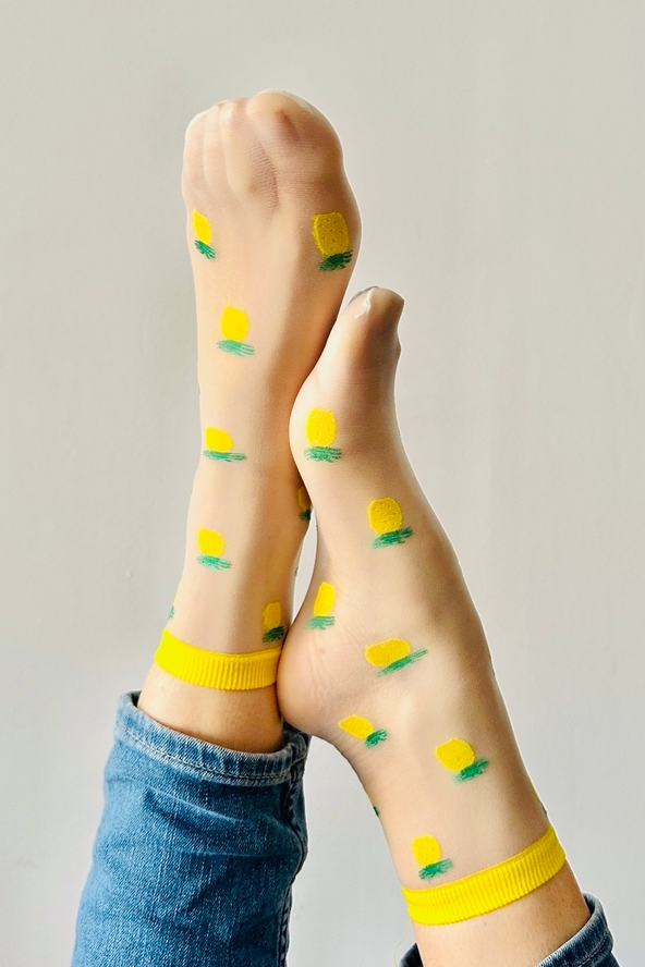 Ananas Fruit Socks