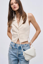 Kylo Woven Crossbody Oatmilk 3