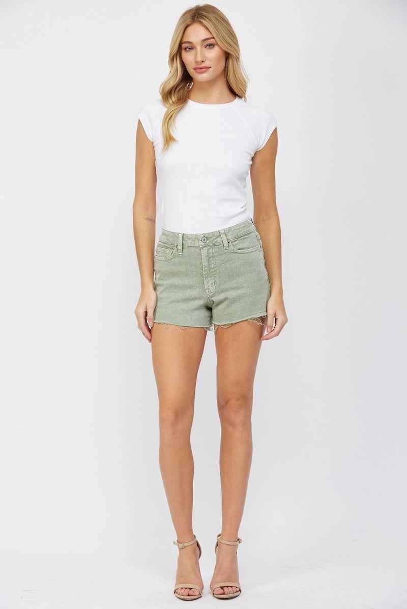 High Rise Vintage Denim Shorts 3