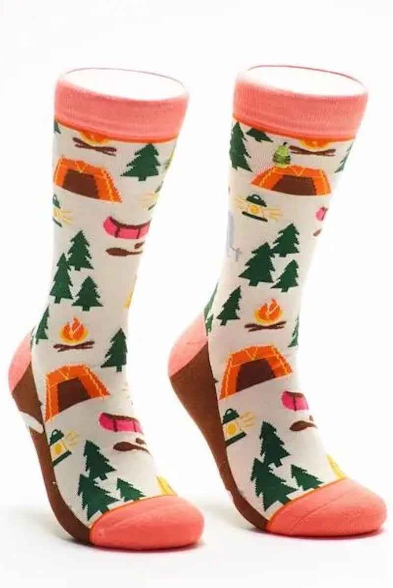 Happy Camper Crew Socks
